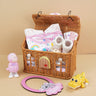 Little Surprise Box,15 pcs Blessed Home Newborn Hamper/Gift Box for Baby Girl - Pink Gift Set
