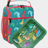 Little Surprise Box,2 pcs Dino Lunch bag & 5 section Lunch box for Kids - LSB - LB - 5SECTNDINO - LBAG