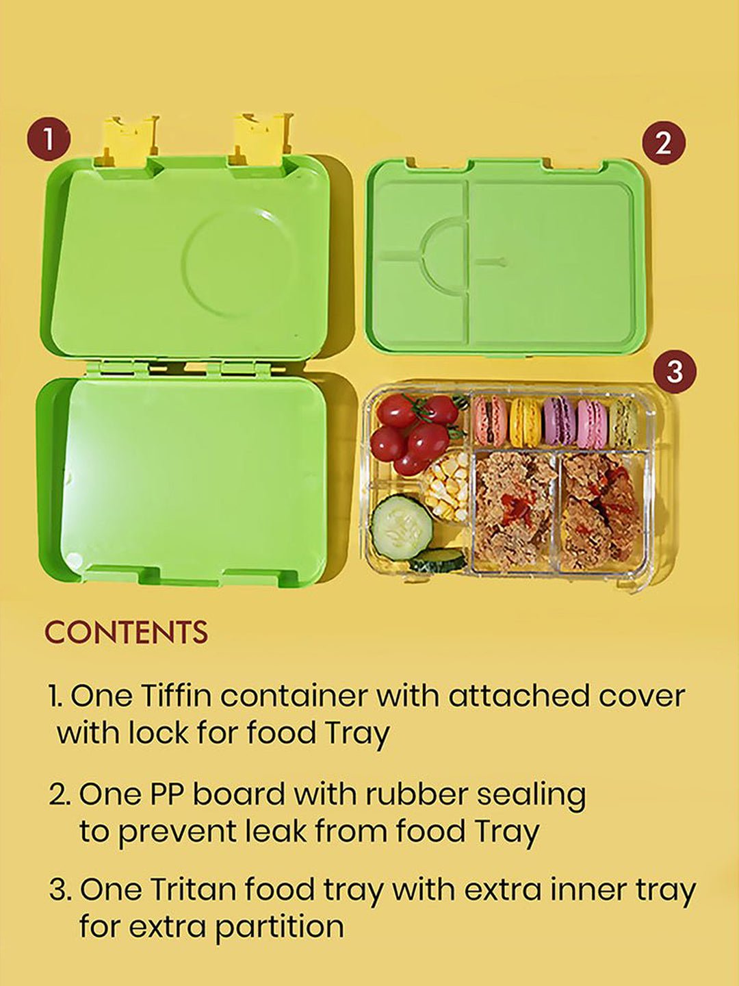 Little Surprise Box,2 pcs Dino Lunch Bag & Bento Lunch box for Kids - LSB - LB - DINOBENTO - LBAG