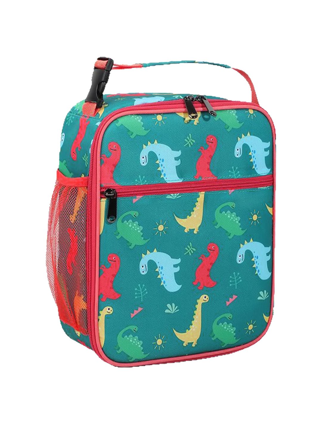 Little Surprise Box,2 pcs Dino Lunch Bag & Stainless Steel 3 section Lunch box for Kids - LSB - LB - 3SECTNDINO - LBAG