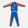 Little Surprise Box,2 pcs Shirt & Pants set LSB Blue & Orange Space Swimwear Full length for Kids with UPF 30+ - LSB - SW - 2PLSBBLUORSPACE110FUL