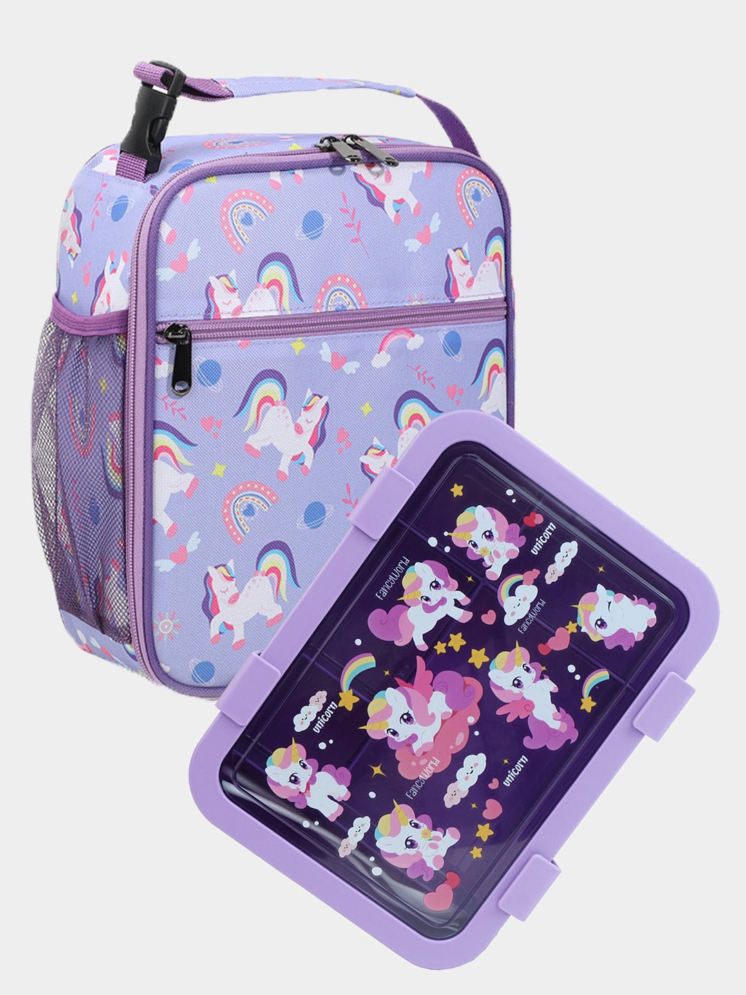 Little Surprise Box,2 pcs Uni Lunch bag & 5 section Lunch box for Kids - LSB - LB - 5SECTNUNI - LBAG