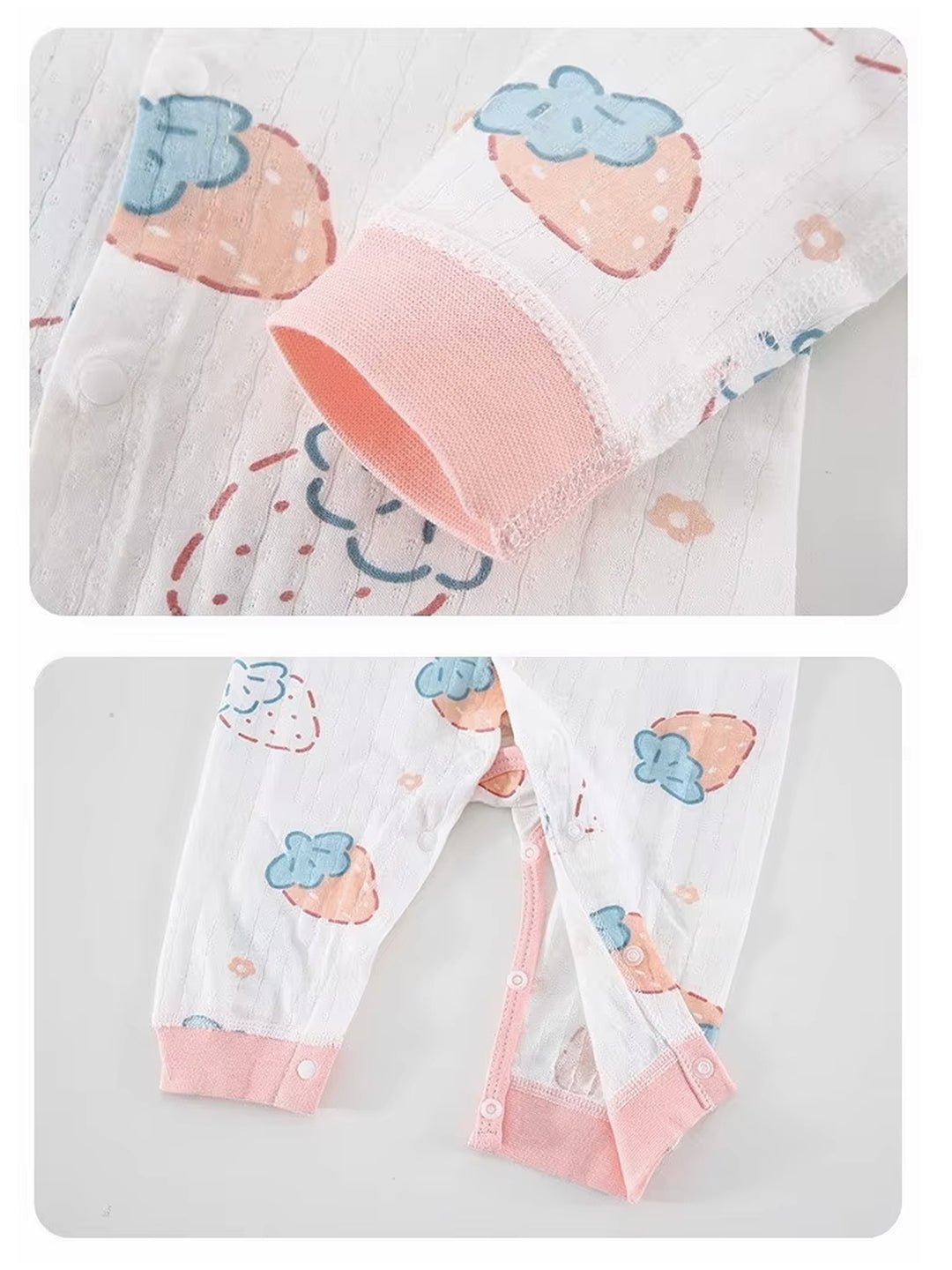 Little Surprise Box,22 pcs Pink Dotted Strawberry Newborn Baby Girl/ Boy Gift Box Hamper (0 - 18 months) - LSB - BS22 - DOTSTRAWBRY