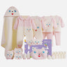Little Surprise Box,23pcs Star Eye Newborn Baby Girl/Baby Boy Gift Hamper Set,0 - 12 months - LSB - BS23 - PNKWHTSTAREYE