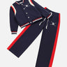 Little Surprise Box,2Pcs Navy With Red And Cream Varsity Style Jacket & Pants For Kids & Tweens - LSB - 2PCS - NAVYCRMRED - TRCKS - 5 - 6Y