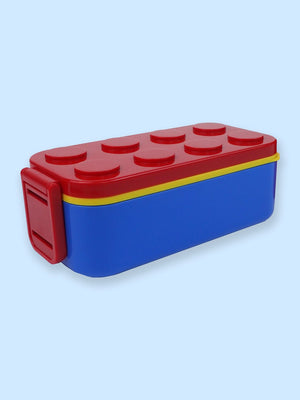 Little Surprise Box,2Pcs Rectangle Lego Lid BPA Free Plastic Kids Lunch Box Plus Cup Bottle For Kids