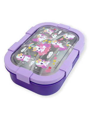 Little Surprise Box,3 Sections Stainless Steel Lunch Box For Kids - LSB - LB - 3 - SECTN - DINO