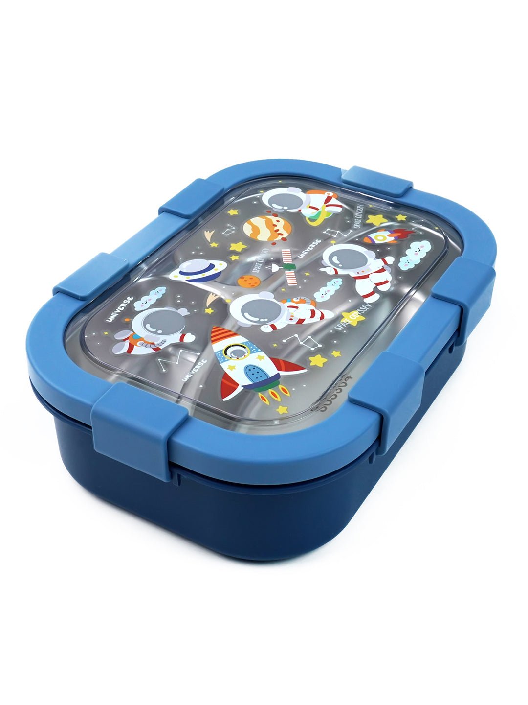 Little Surprise Box,3 Sections Stainless Steel Lunch Box For Kids - LSB - LB - 3 - SECTN - SPACE