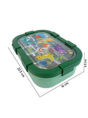 Little Surprise Box,3 Sections Stainless Steel Lunch Box For Kids - LSB - LB - 3 - SECTN - DINO