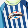 Little Surprise Box,3pcs Bold Blue Green Stripes Swimsuit for Boys with UPF 50+ - LSB - SW - 3PCBLUGRSTRPES - LK - 110