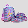 Little Surprise Box,3pcs Gliteratti Mermaid Matching Backpack ,Lunch Bag and Stationery Pouch,5yrs - 8yrs - LSB - BG - GLITRMERMAD - 3PCS