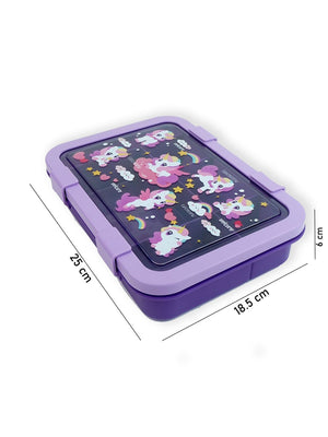 Little Surprise Box,5 Sections Lunch Box For Kids - LSB - LB - 5 - SECTN - PURP