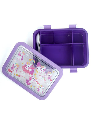 Little Surprise Box,5 Sections Lunch Box For Kids - LSB - LB - 5 - SECTN - PURP