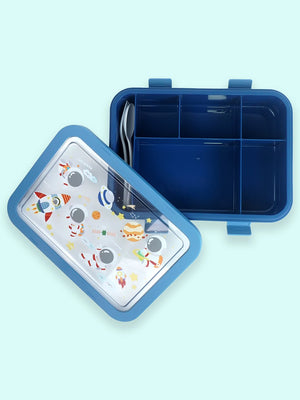 Little Surprise Box,5 Sections Lunch Box For Kids - LSB - LB - 5 - SECTN - BLUE