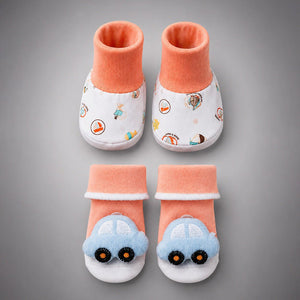 Little Surprise Box,9Pcs Animals print Newborn Baby All Season Wear Net Gift Hamper set-0-6M - Peach Gift Hamper