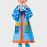 Little Surprise Box,Blue Polka Dots long style Raincoat for kids - LSB - RC - BLUPOLKA - M
