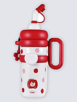 Little Surprise Box,Bubble Stainless Steel Water Tumbler bottle for Kids & Adults,1000ml - LSB - WB - BUBLE - REDAPLE