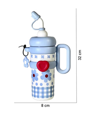 Little Surprise Box,Bubble Stainless Steel Water Tumbler bottle for Kids & Adults,1000ml - LSB - WB - BUBLE - BLUFLOWR