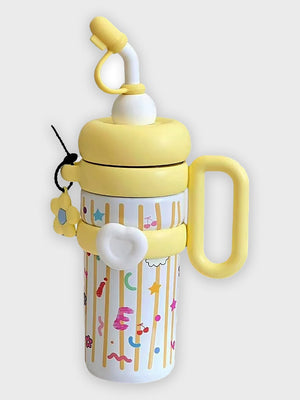 Little Surprise Box,Bubble Stainless Steel Water Tumbler bottle for Kids & Adults,1000ml - LSB - WB - BUBLE - YELWALPHA