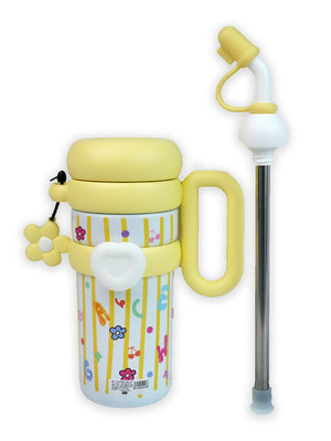 Little Surprise Box,Bubble Stainless Steel Water Tumbler bottle for Kids & Adults,1000ml - LSB - WB - BUBLE - YELWALPHA