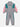 Little Surprise Box,Casual Grey With Mint & Pink Stripes 2Pcs Track Suit Set For Kids & Tweens - LSB - 2PCS - GRYMNTPNK - TRCKS - 5 - 6Y