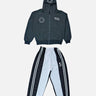 Little Surprise Box,Casual Smiley Black & White Stripes 2Pcs Track Suit Set For Kids & Tweens - LSB - 2PCS - SMILEBLKWT - TRCKS - 5 - 6Y
