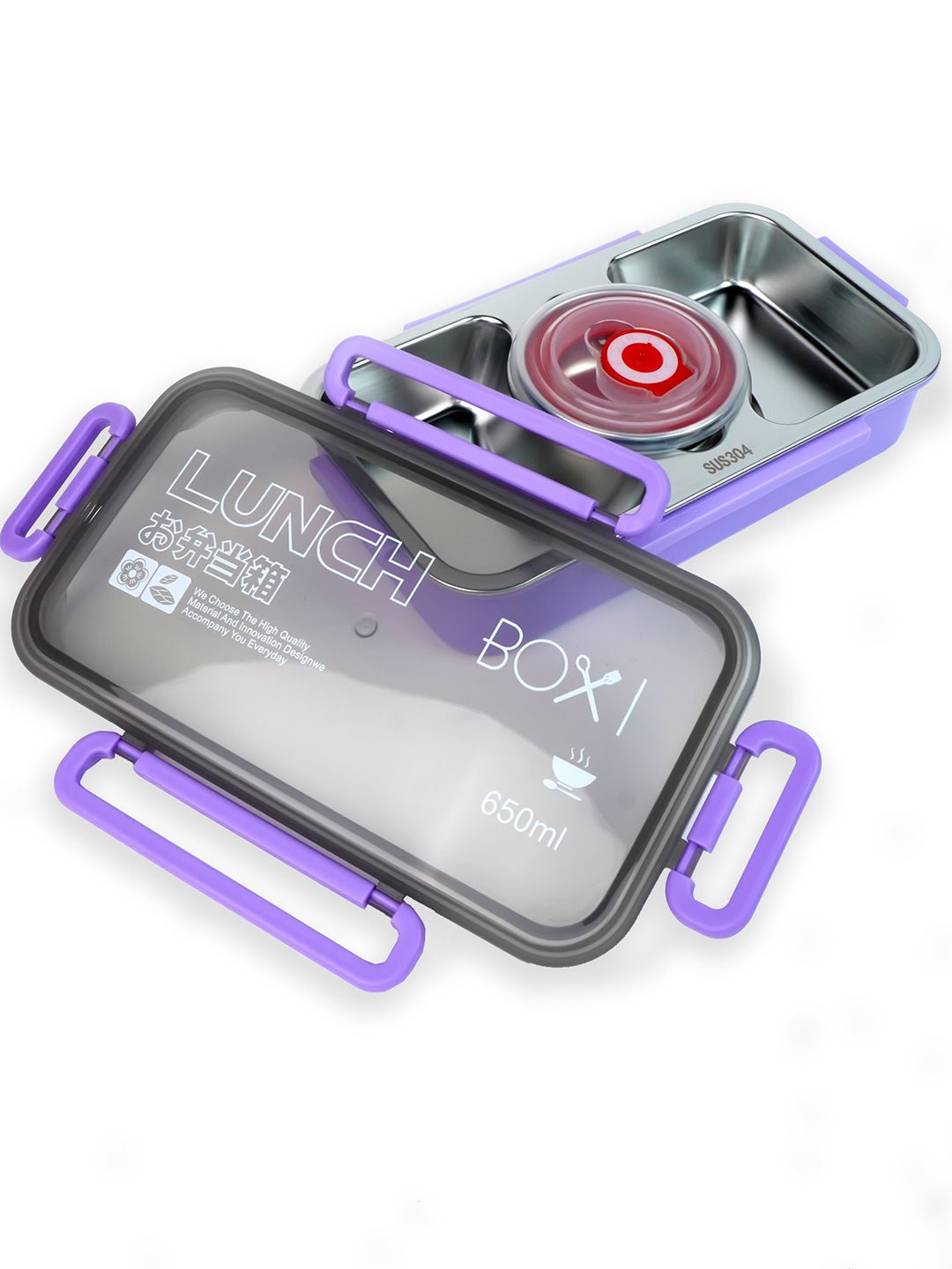 Little Surprise Box,Centre Dip Stainless Steel Lunch Box For Kids And Adults - LSB - LB - MINT - CNTREDIP