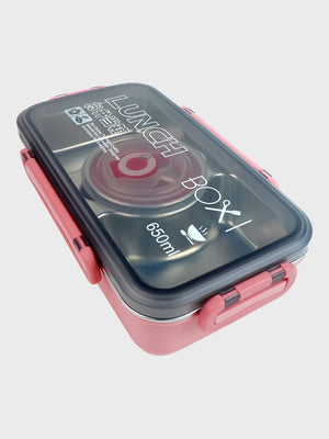 Little Surprise Box,Centre Dip Stainless Steel Lunch Box For Kids And Adults - LSB - LB - PNK - CNTREDIP