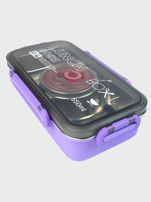 Little Surprise Box,Centre Dip Stainless Steel Lunch Box For Kids And Adults - LSB - LB - PURP - CNTREDIP