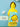 Little Surprise Box,Cloudy 3d Lion bright yellow Long Style Raincoat for Kids - 