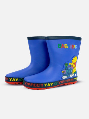 Little Surprise Box,Happy Yay Bear Rubber Rain Gumboots for Toddlers & Kids - LSB - GB - S7 - YAYBEAR - 26EU