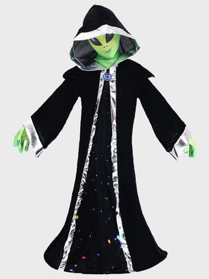 Little Surprise Box,Outerspace Alien costume,Kids Halloween Costume Fancy Dress Up - LSB - HWC - ALIEN - 7 - 8Y