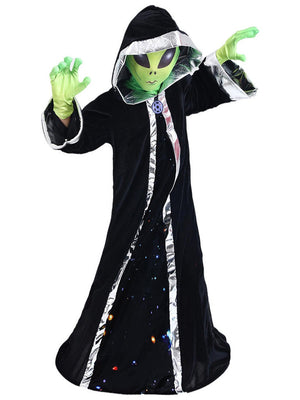 Little Surprise Box,Outerspace Alien costume,Kids Halloween Costume Fancy Dress Up - LSB - HWC - ALIEN - 7 - 8Y