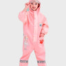 Little Surprise Box,Pink Rabbit Baby,Full Jumpsuit Style Raincoat for Toddlers and Kids - LSB - JS - PNKRABITBABY - M