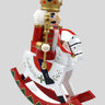 Little Surprise Box,Red wooden rocking horse Christmas Home and table décor - Red Christmas Decor