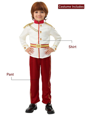 Little Surprise Box,Royal Prince costume, Kids Halloween Costume Fancy Dress Up - LSB - HWC - ROYALPRINCE - 4 - 6Y