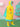 Little Surprise Box,Singing Giraffe Yellow,Mint Knee length Raincoat for Kids - 