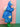 Little Surprise Box,Starry Monkey Cobalt Blue Long Style Raincoat for Kids - 