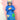 Little Surprise Box,Starry Monkey Cobalt Blue Long Style Raincoat for Kids - 