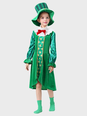 Little Surprise Box,St.Patricks Day costume for Girls,Kids Halloween Costume Dress Up - LSB - HWC - PATRICKGIRL - 4 - 6Y