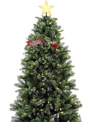 Little Surprise Box,Three Elves rotating Christmas Tree animated Topper - Christmas Decor
