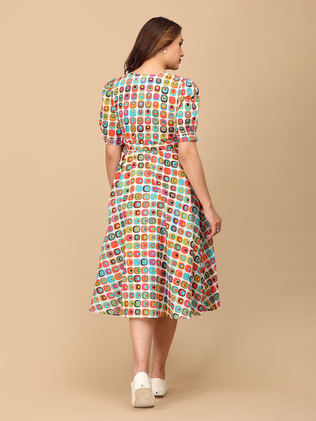 Living in Color Maternity and Nursing Wrap Dress - DRS - SK - LVICL - S
