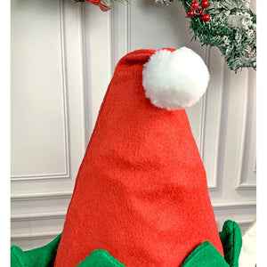 Long Elf Legs & Ears Felt Christmas Party Hat - 