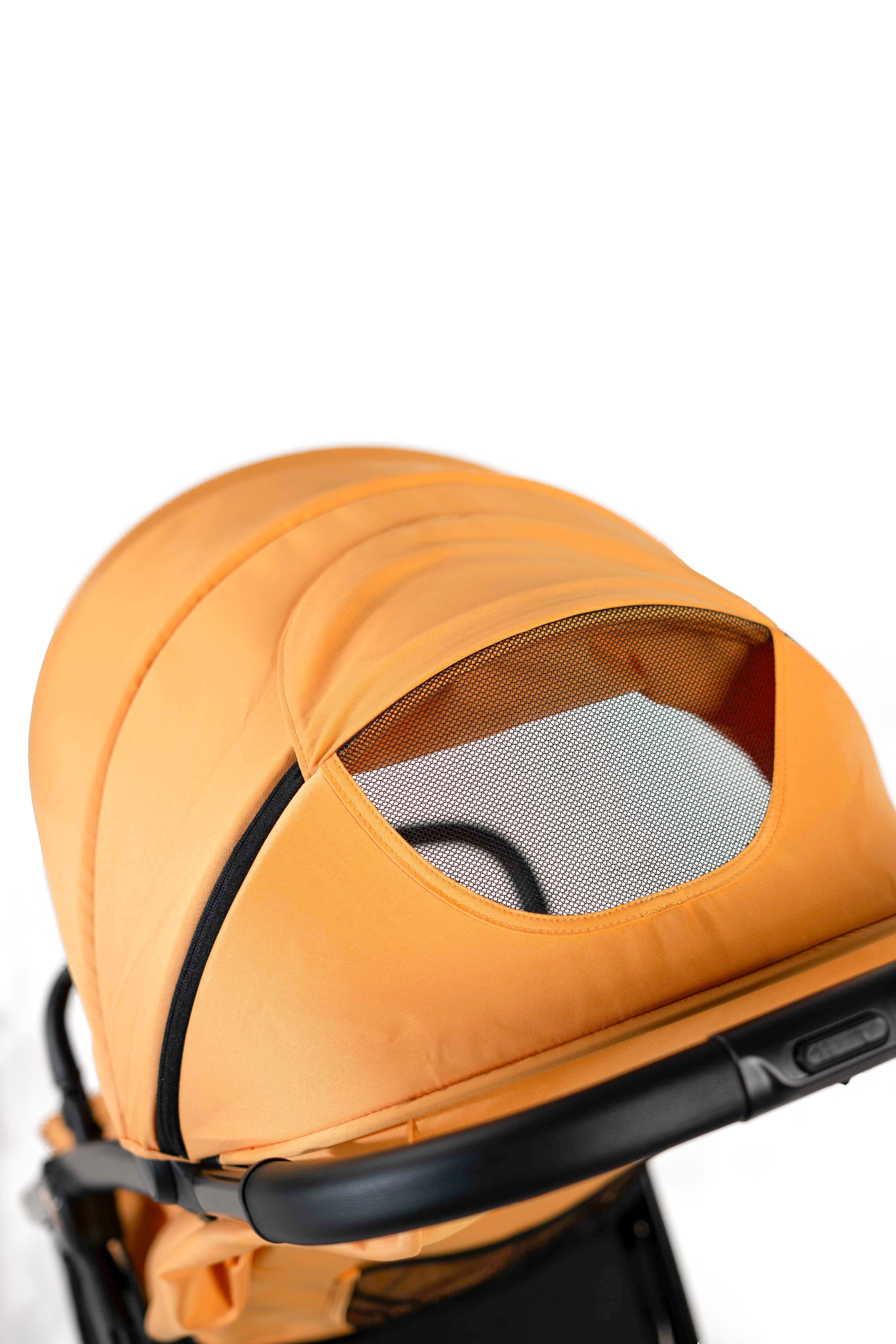 Loopie Hop Baby Stroller - Travel - Friendly Comfort - Sunset Orange Baby Stroller & Prams