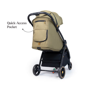 Loopie Hop Baby Stroller - Travel - Friendly Comfort - Mulberry Maroon Baby Stroller & Prams