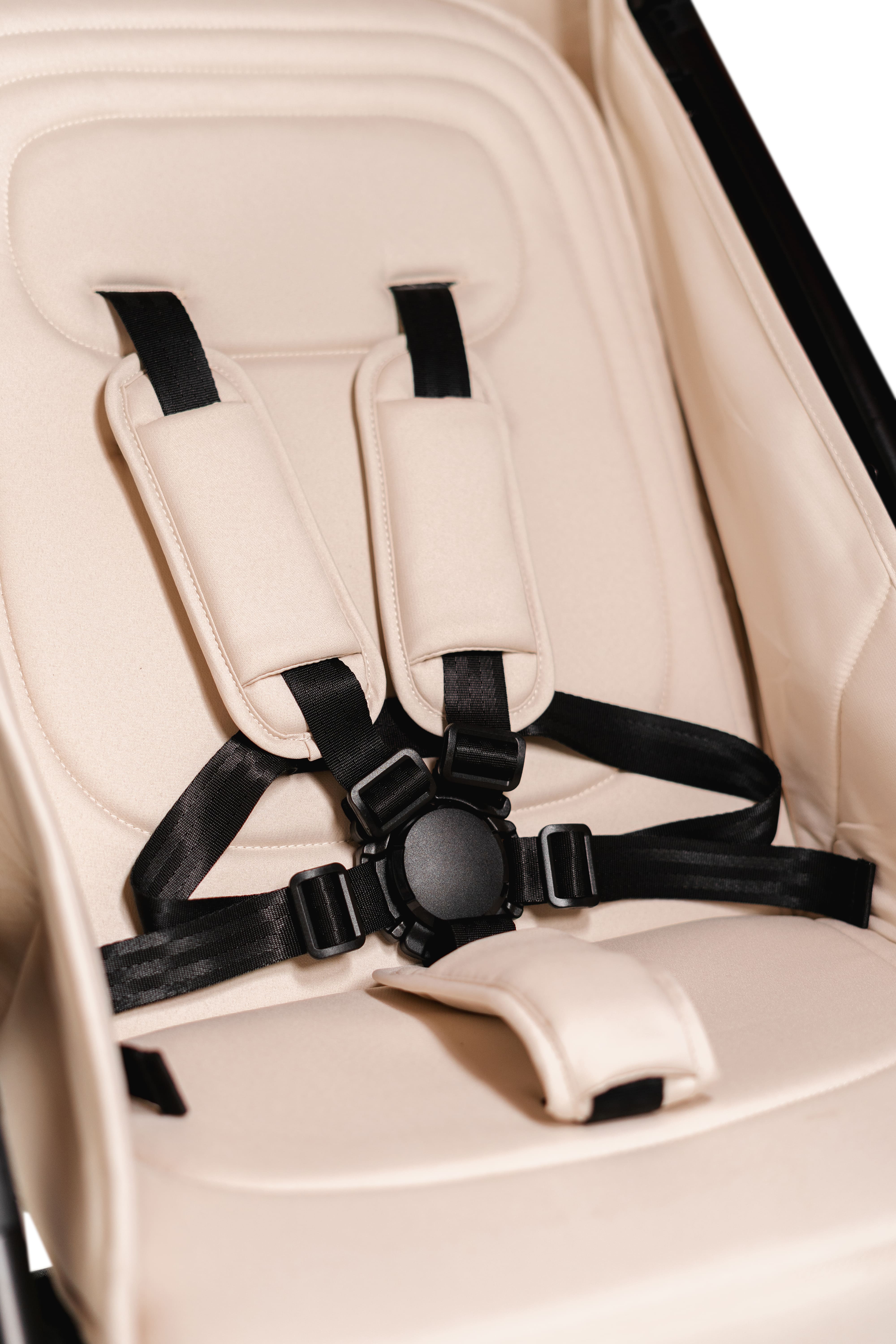 Loopie Hop Baby Stroller - Travel - Friendly Comfort - Ivory Marble Baby Stroller & Prams