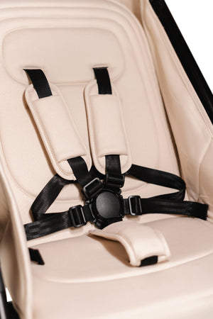 Loopie Hop Baby Stroller - Travel - Friendly Comfort - Ivory Marble Baby Stroller & Prams