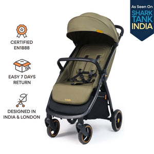 Loopie Hop Baby Stroller - Travel - Friendly Comfort - Olive Fern Baby Stroller & Prams