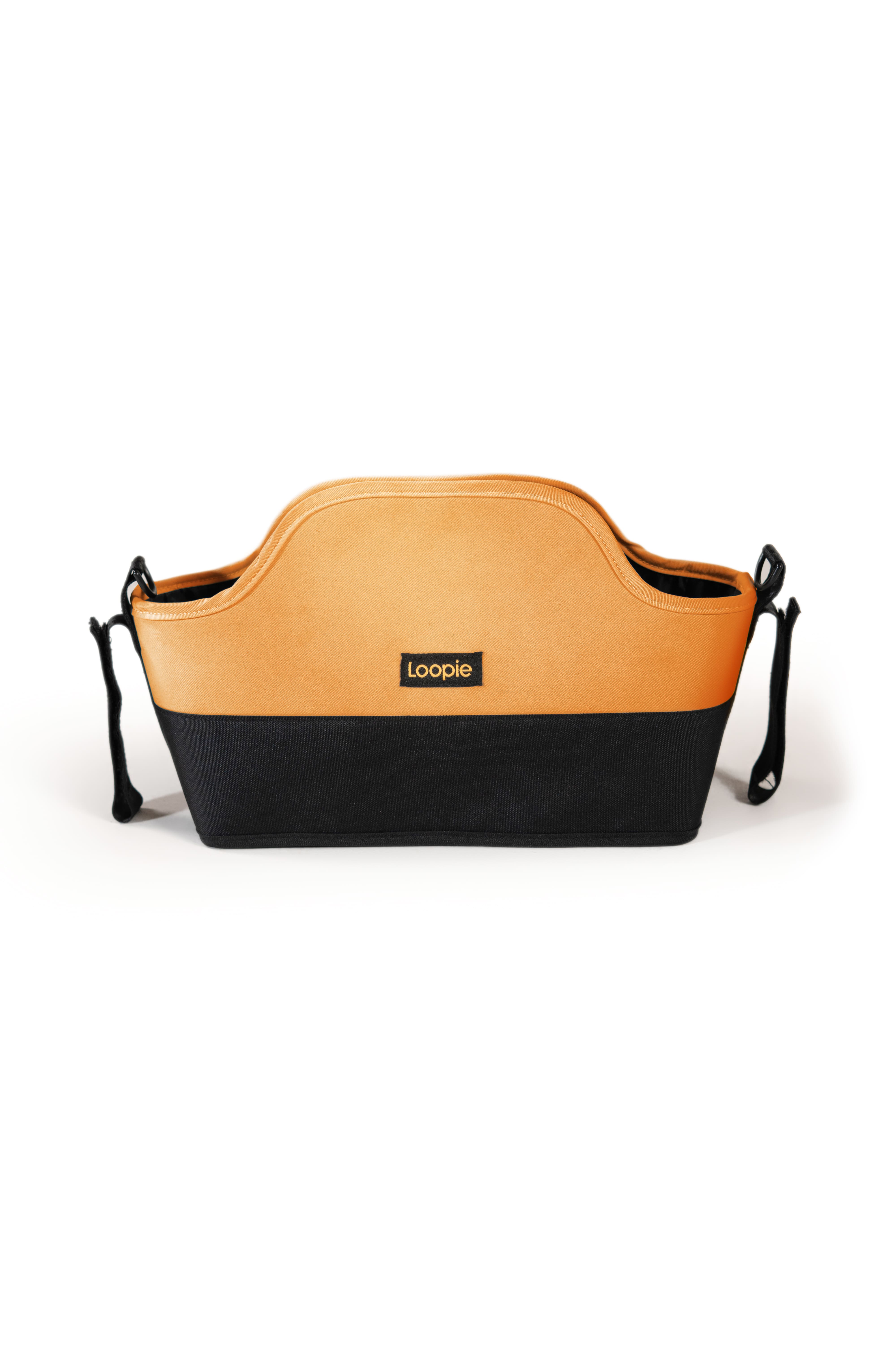 Loopie Organiser Bag Baby Stroller Organiser Bag | Caddy Bag | Universal Fit | Magnetic Closure - Sunset Orange Diaper Bags