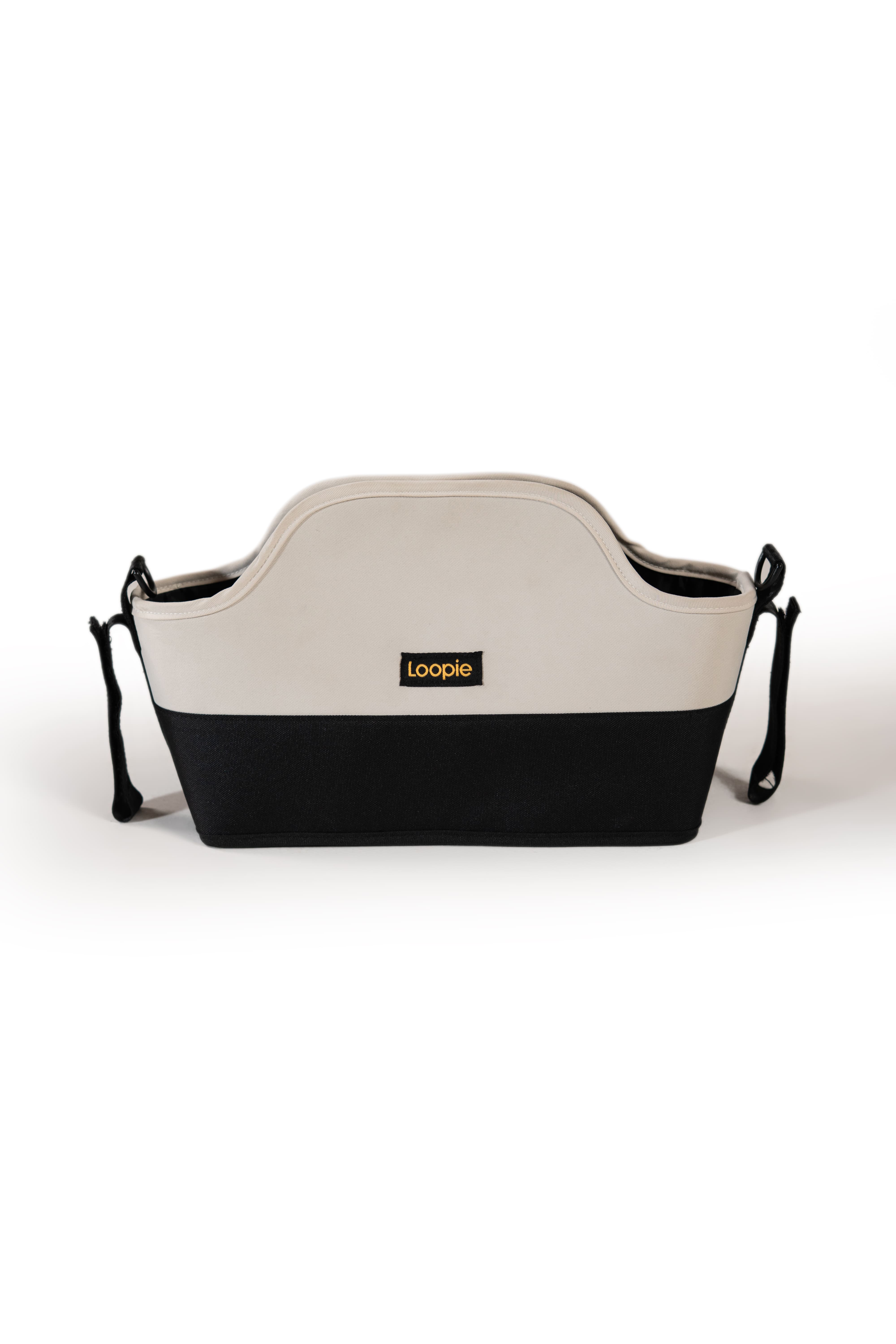 Loopie Organiser Bag Baby Stroller Organiser Bag | Caddy Bag | Universal Fit | Magnetic Closure - Ivory Marble Diaper Bags